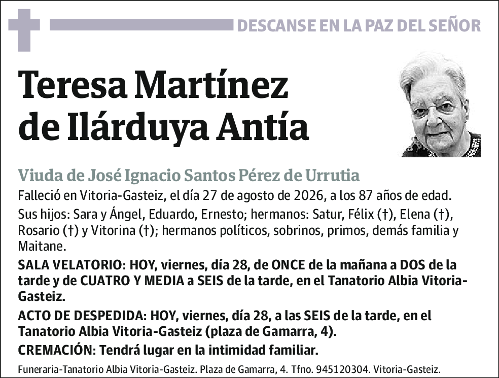 Teresa Martínez de Ilárduya Antía