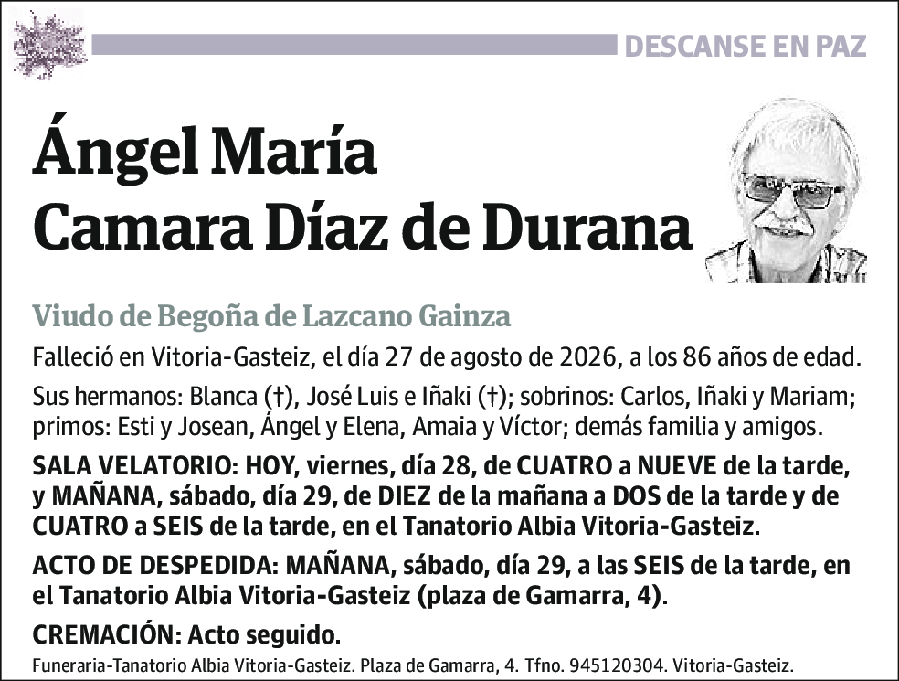 Ángel María Camara Díaz de Durana