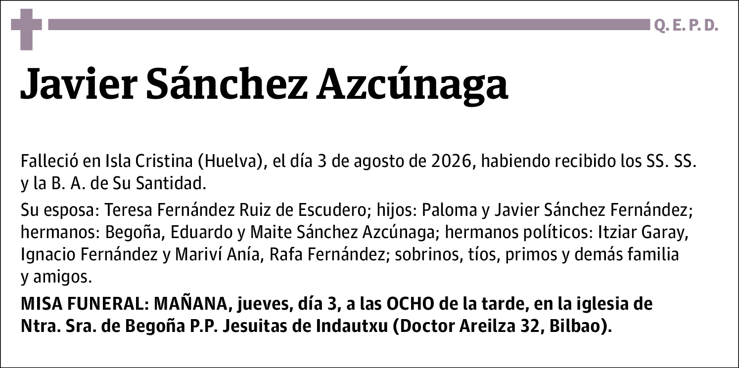 Javier Sanchez Azcunaga