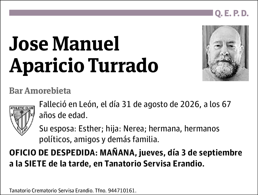 Jose Manuel Aparicio Turrado
