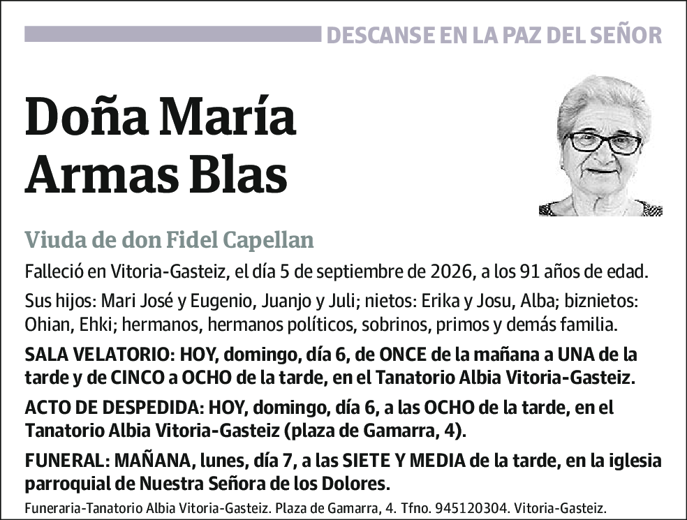 María Armas Blas