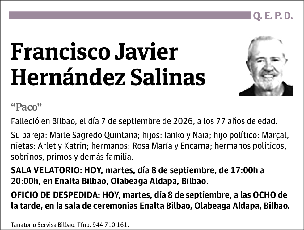 Francisco Javier Hernández Salinas