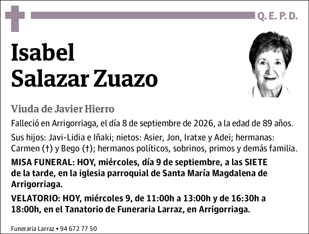 Isabel Salazar Zuazo