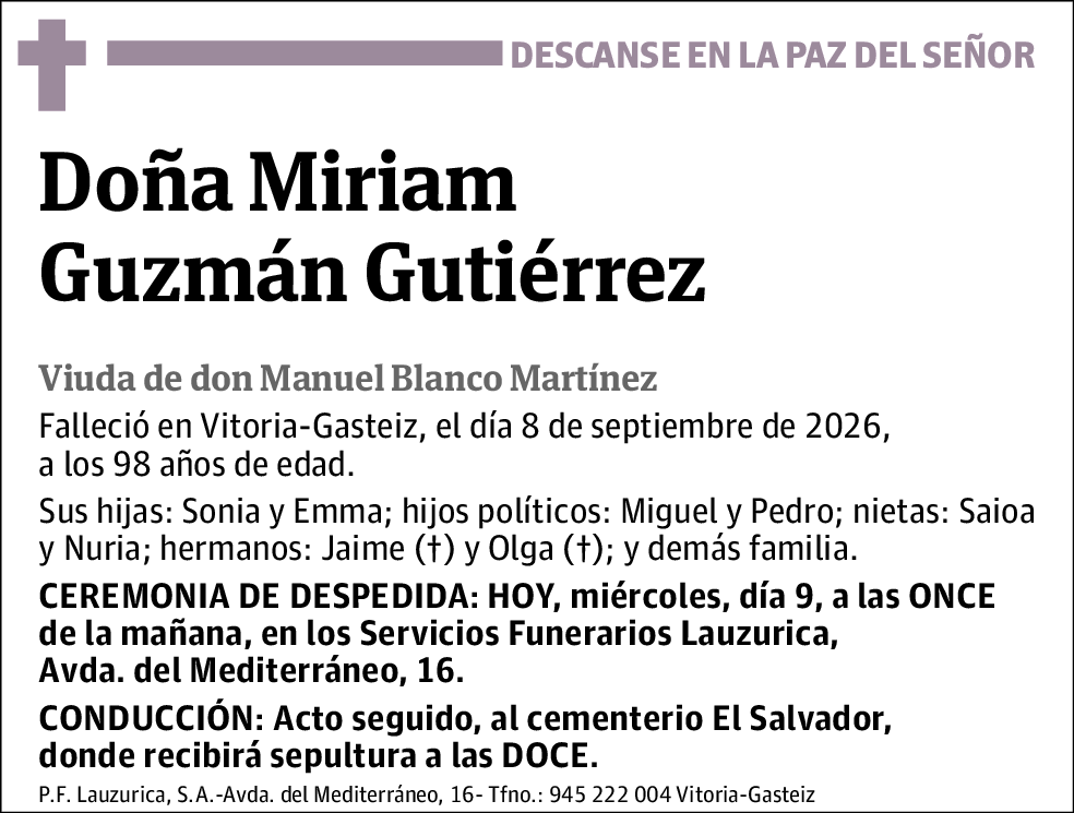 Miriam Guzmán Gutiérrez