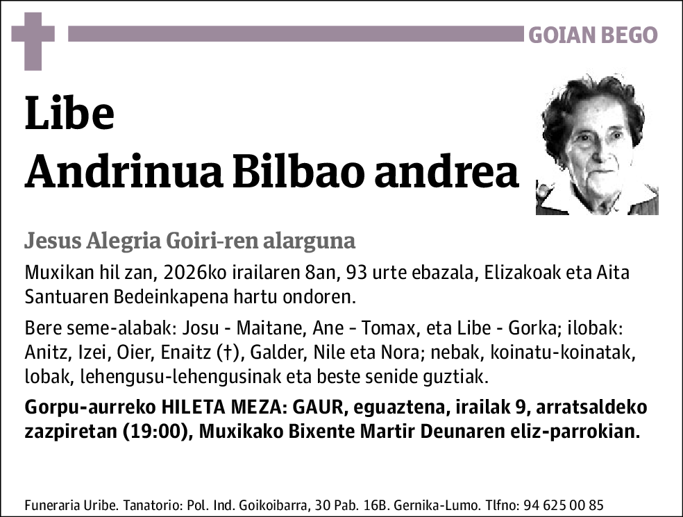 Libe Andrinua Bilbao