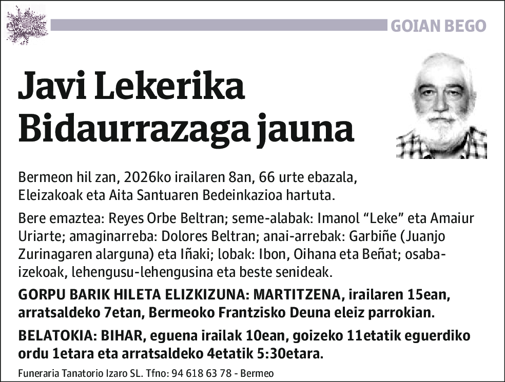 Javi Lekerika Bidaurrazaga
