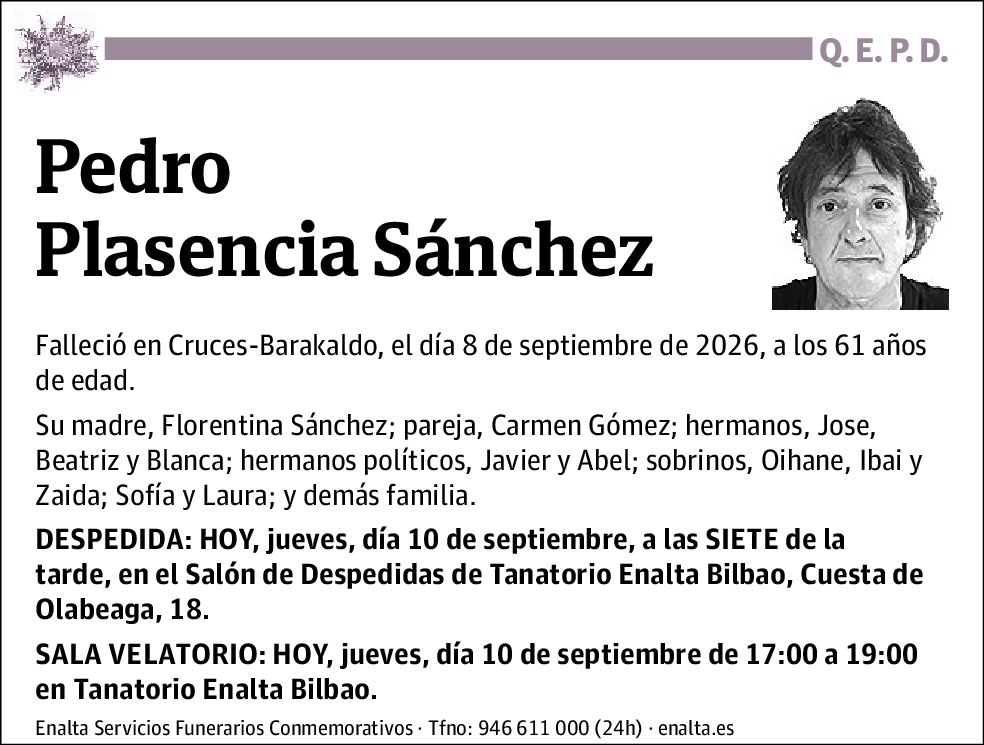 Pedro Plasencia Sánchez