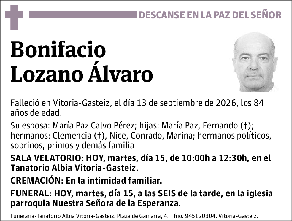 Bonifacio Lozano Alvaro