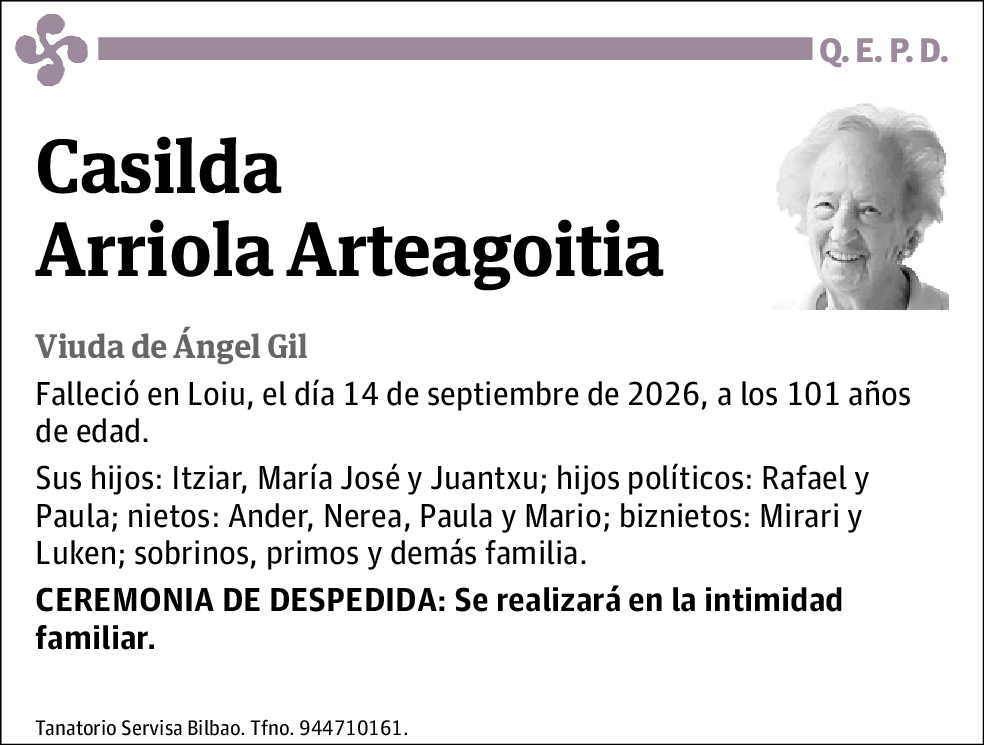 Casilda Arriola Arteagoitia