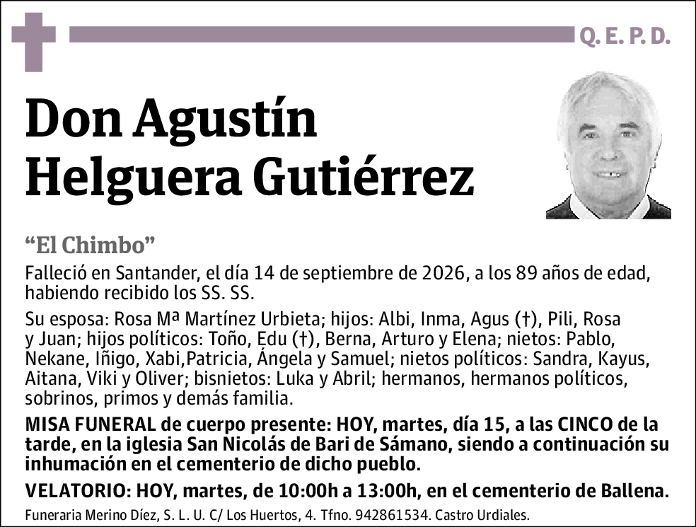 Agustín Helguera Gutiérrez
