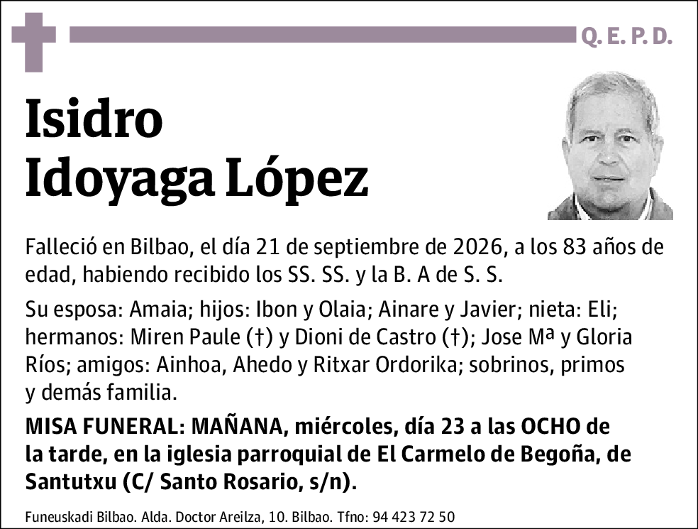 Isidro Idoyaga López