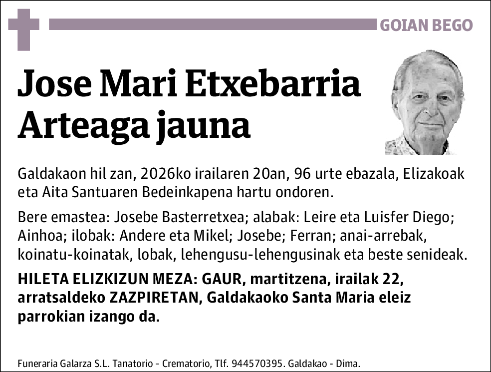 Jose Mari Etxebarria Arteaga