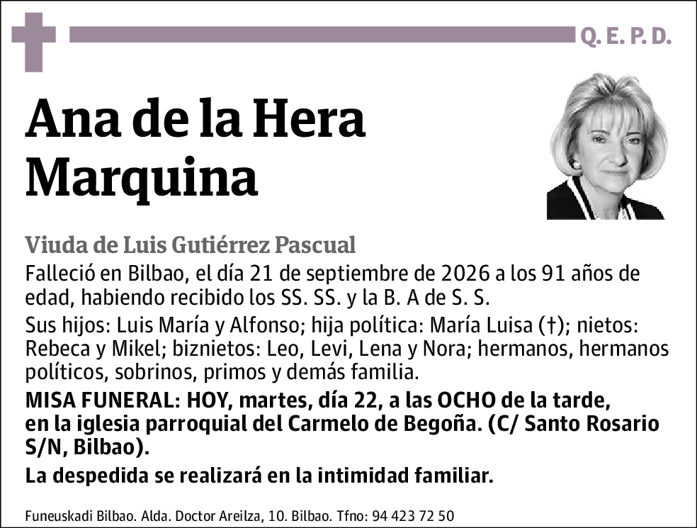 Ana de la Hera Marquina