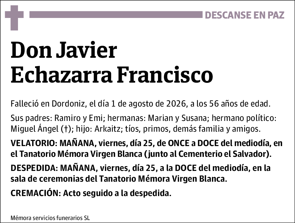 Javier Echazarra Francisco