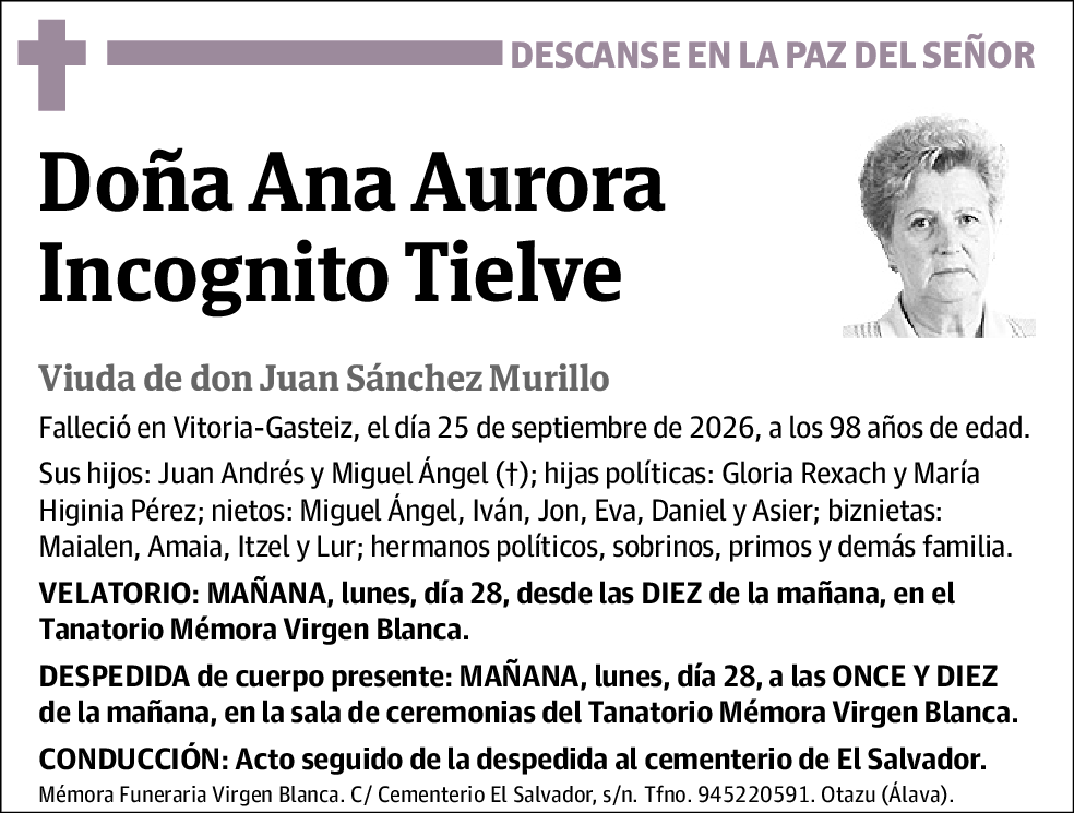 Ana Aurora Incognito Tielve