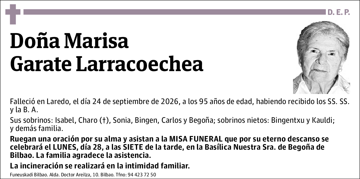 Marisa Garate Larracoechea
