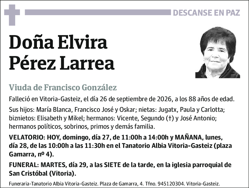 Elvira Pérez Larrea