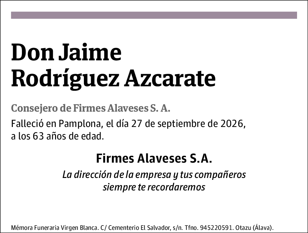 Jaime Rodríguez Azcarate