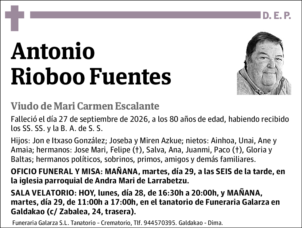Antonio Rioboo Fuentes