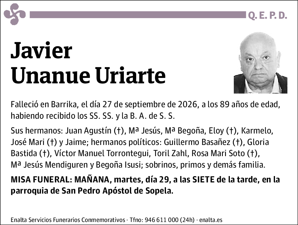 Javier Unanue Uriarte