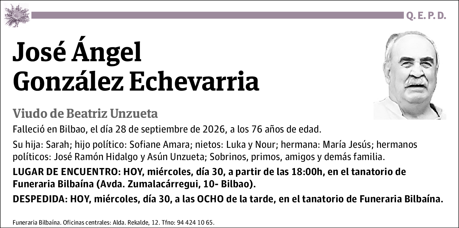 José Ángel González Echevarria