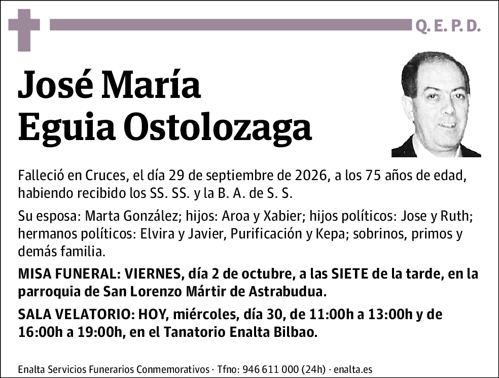 José María Eguia Ostolozaga
