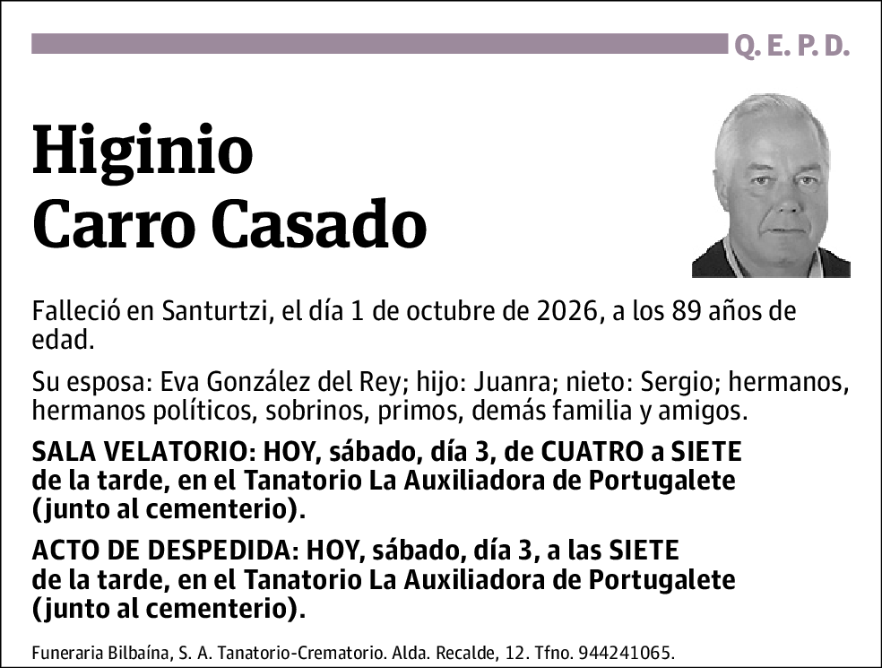 Higinio Carro Casado