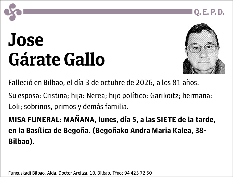 Jose Garate Gallo
