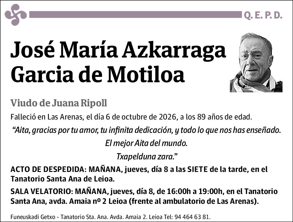 José María Azkarraga García de Motiloa