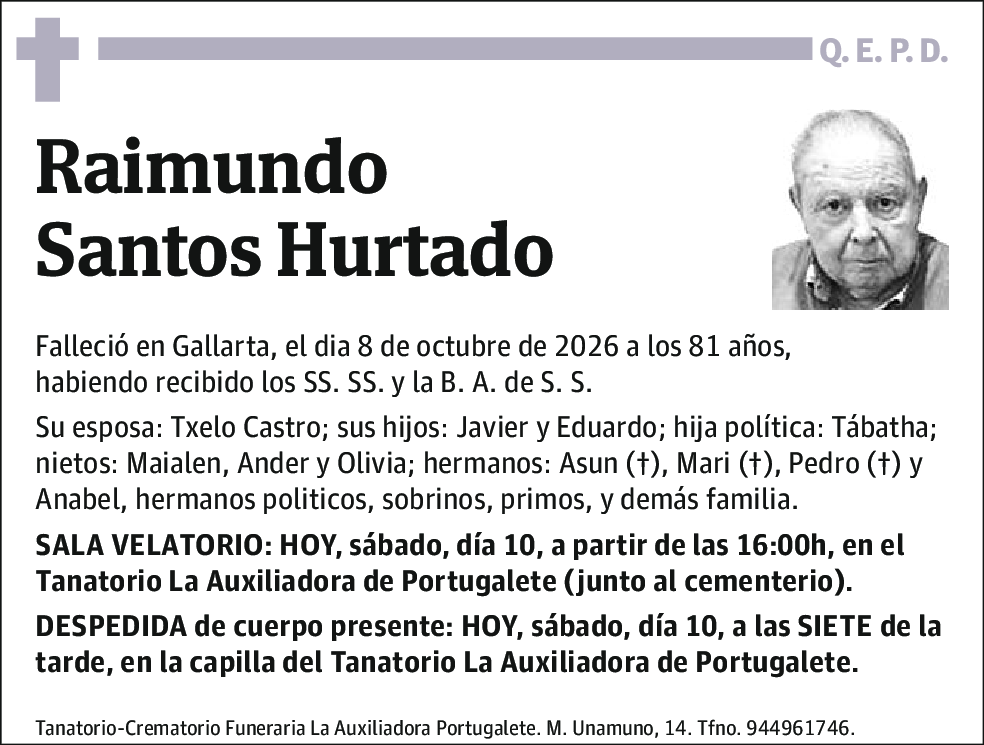 Raimundo Santos Hurtado