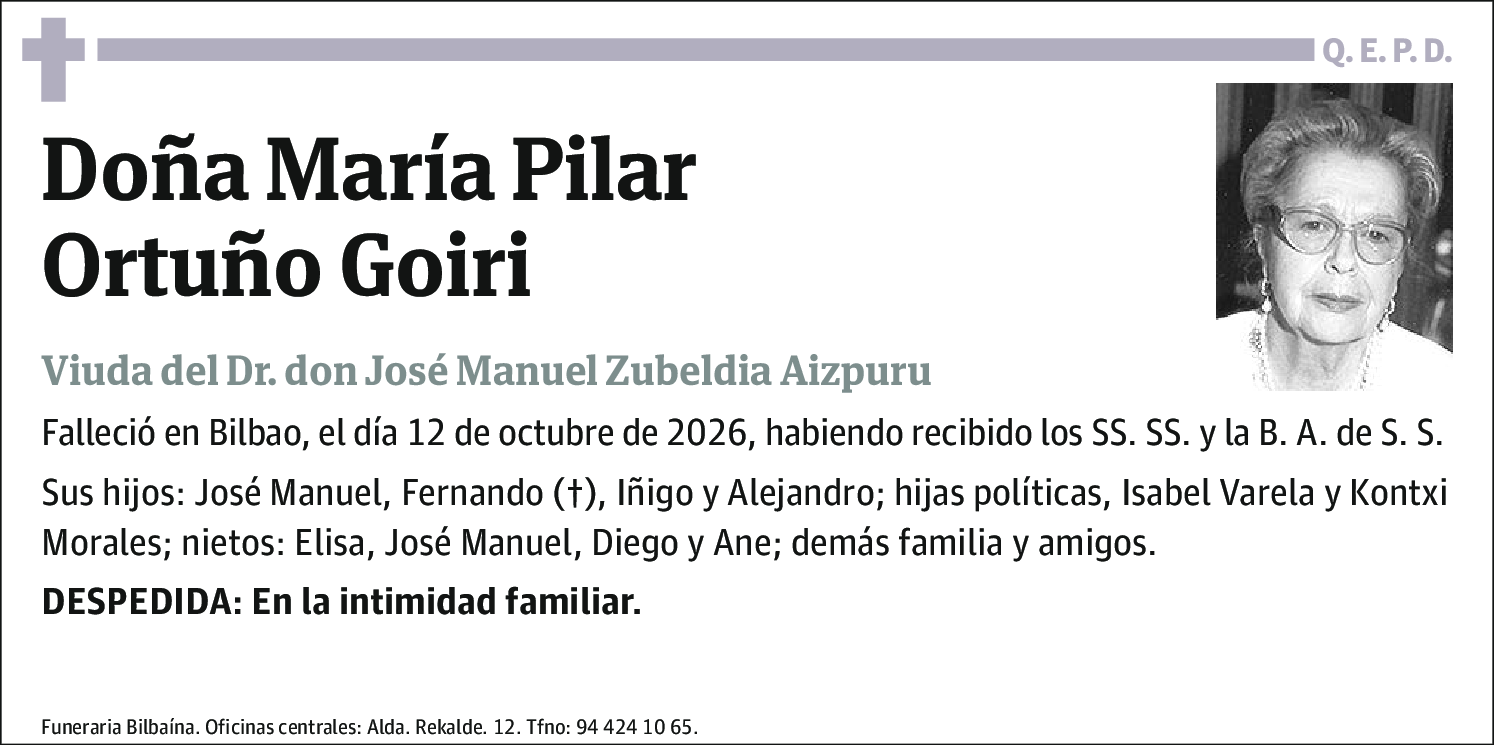 María Pilar Ortuño Goiri