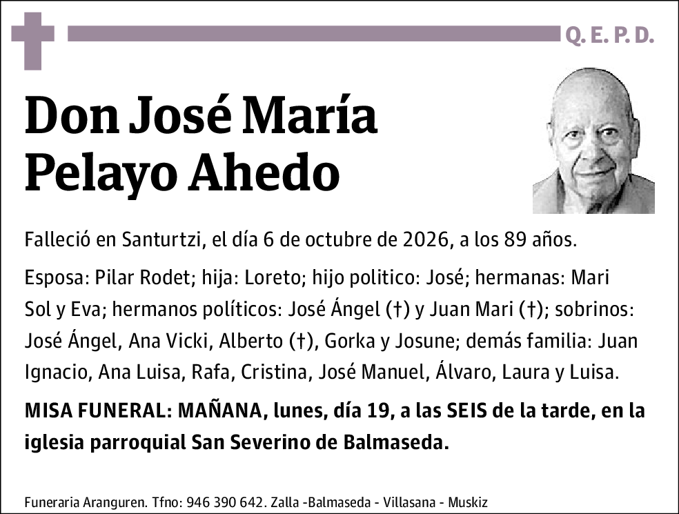 José María Pelayo Ahedo