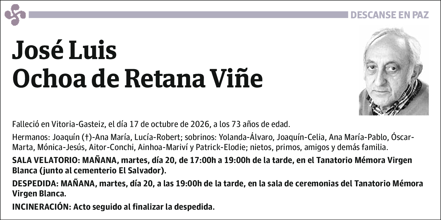 José Luis Ochoa de Retana Viñe
