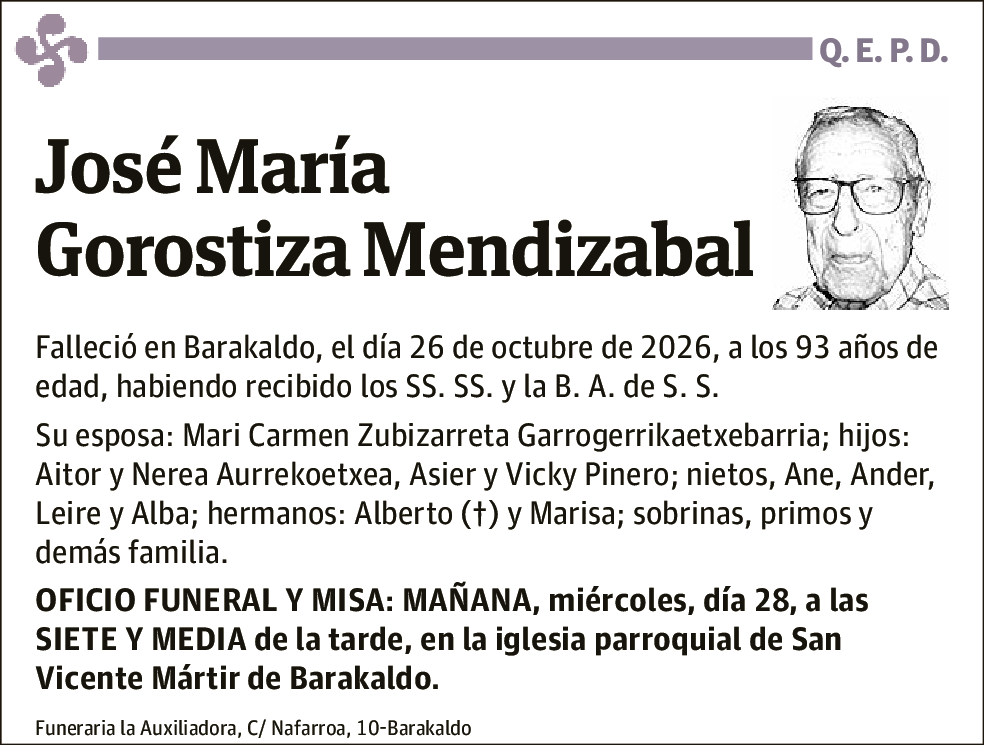 José María Gorostiza Mendizabal