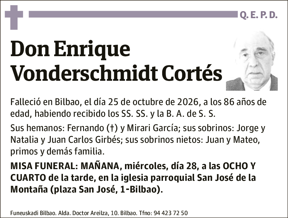 Enrique Vonderschmidt Cortés