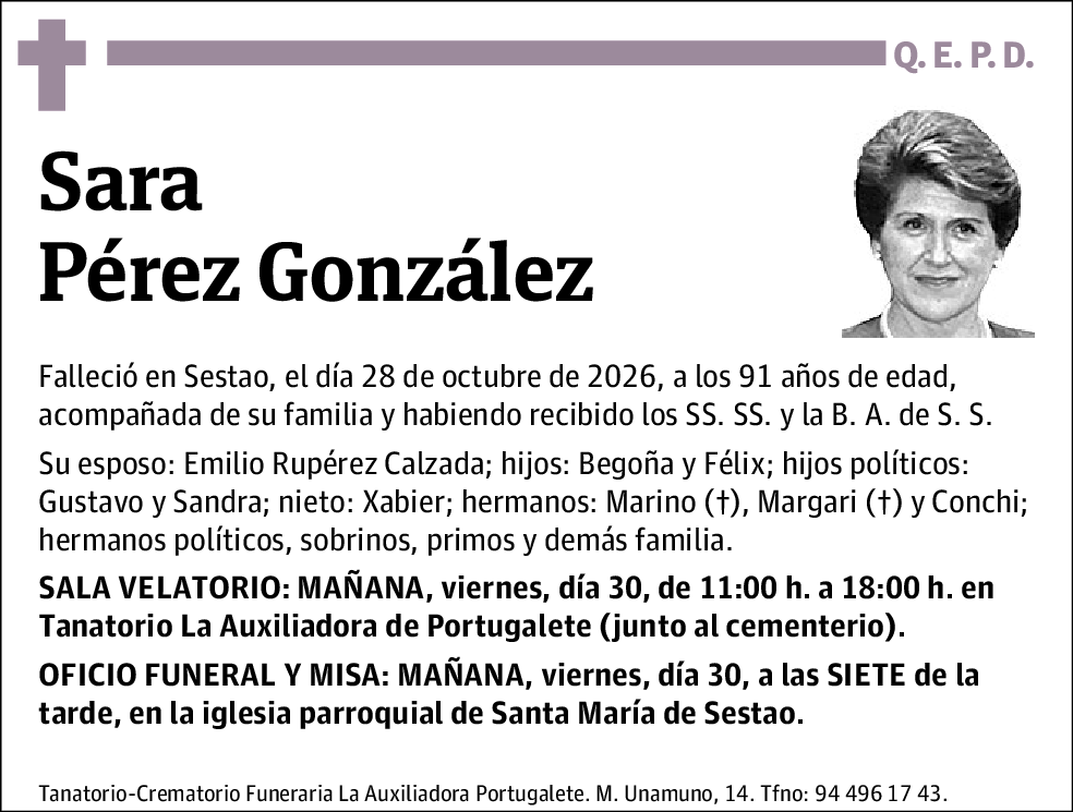 Sara Pérez González
