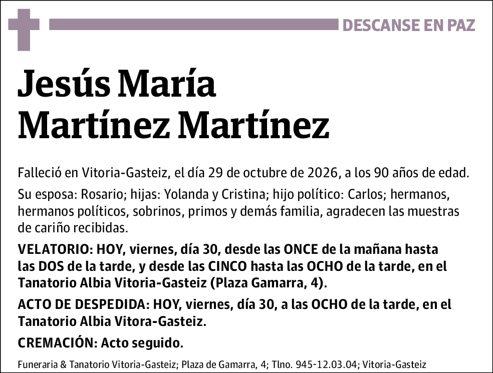 Jesús María Martínez Martínez