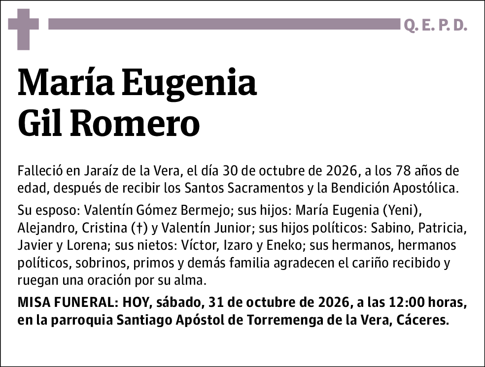 María Eugenia Gil Romero
