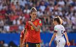 La jugadora española durante el choque con EEUU en el reciente Mundial./MELANIE LAURENT