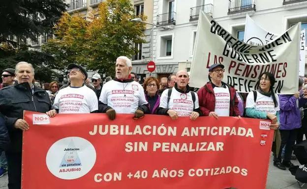 Manifestación de Asjubi40./E.C.