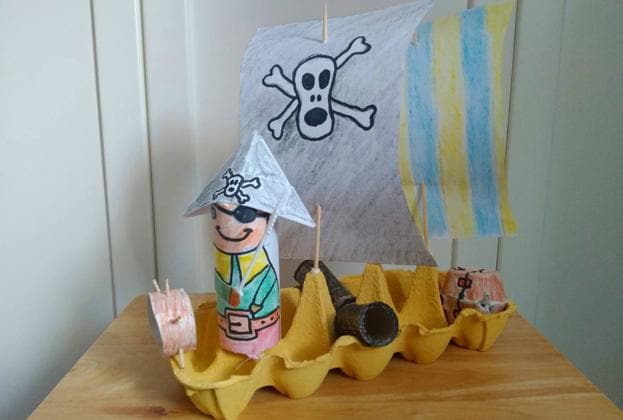 Aprende a hacer un barco pirata