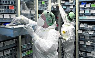 La UCI del hospital vitoriano de Txagorritxu./Rafael Gutiérrez