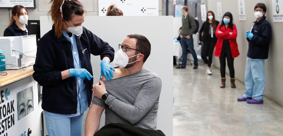 Covid vaccination of Basque teachers: 1,717 Basque non-university teachers receive the vaccine today and another 11,600 have already been cited