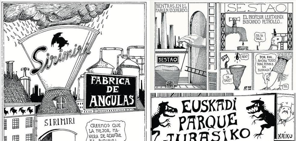 Eguillor convirtió el sirimiri en angulas en 'Agur, amante', serie ahora publicada en libro - Vimarsana News