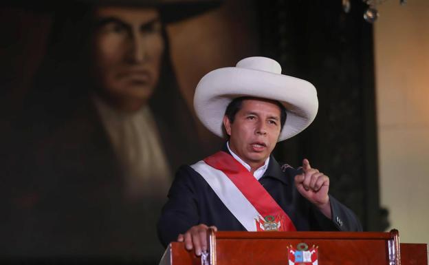 El presidente de Perú, Pedro Castillo. /efe