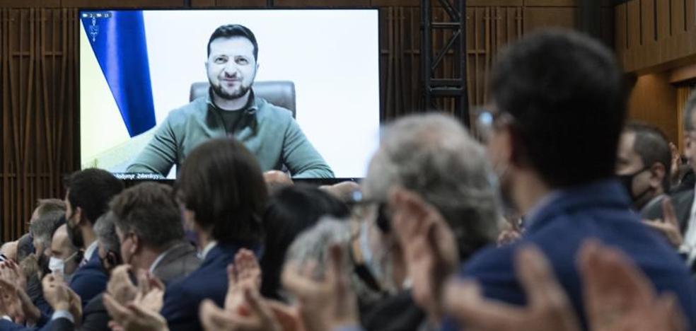 Zelenski will speak next Tuesday before the Congress of Deputies