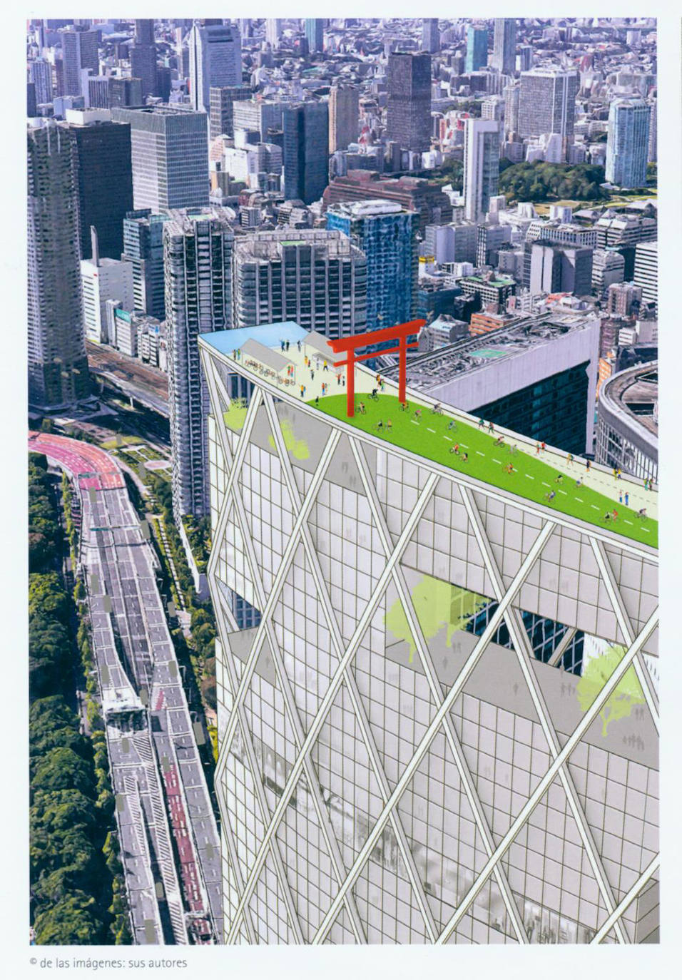 Diseño de la Universidad de Tokio. 