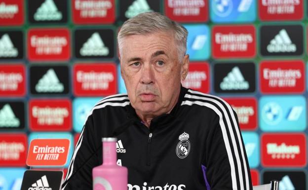 Carlo Ancelotti, in the Sports City of Valdebebas. /ep