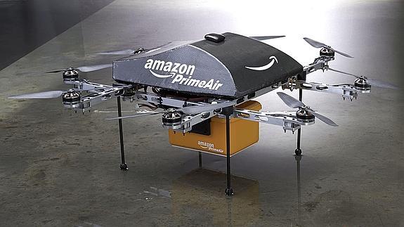 Autorizan a Amazon a probar sus drones para entregar paquetes en EE UU